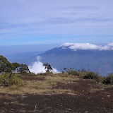 View towards Papandayan from Cikuray summit (Daniel Quinn, July 2009)