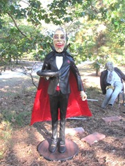 11.2011 Wellfleet Halloween yard 2butler