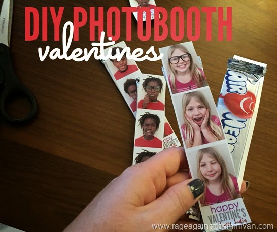 DIY photobooth valentines that are cheap and easy to make