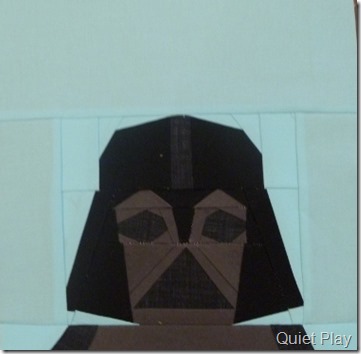 Paper Pieced LEGO Darth Vader Paper Pieced LEGO Darth Vader