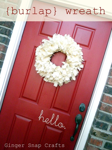 burlap wreath pinterest contest
