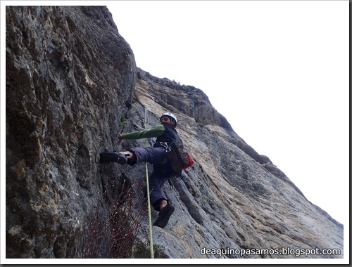 Via Diedro Sajuma 190m 6b (6a A0 Oblig) (Peña Solano, Escarrilla) (Victor) 0581 Via Diedro Sajuma 190m 6b (6a A0 Oblig) (Peña Solano, Escarrilla) (Victor) 0581