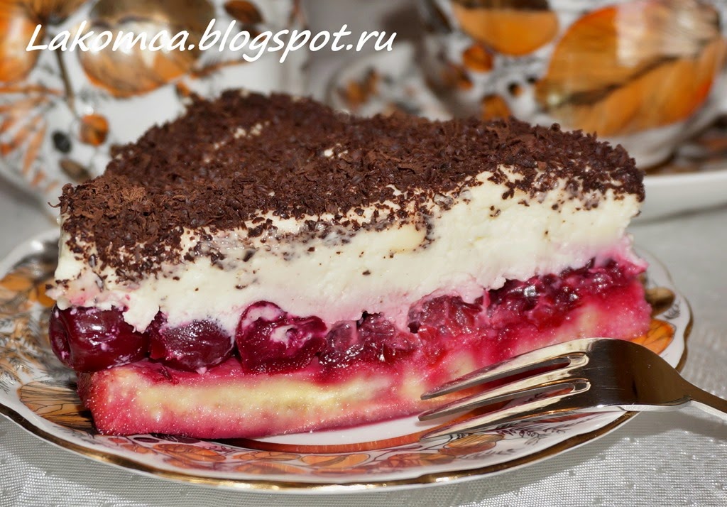 Торт С Вишней Пошаговый Рецепт