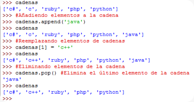 python operaciones con cadena python operaciones con cadena