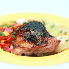 Roasted Chicken Breasts with Orange, Cardamom and Turmeric