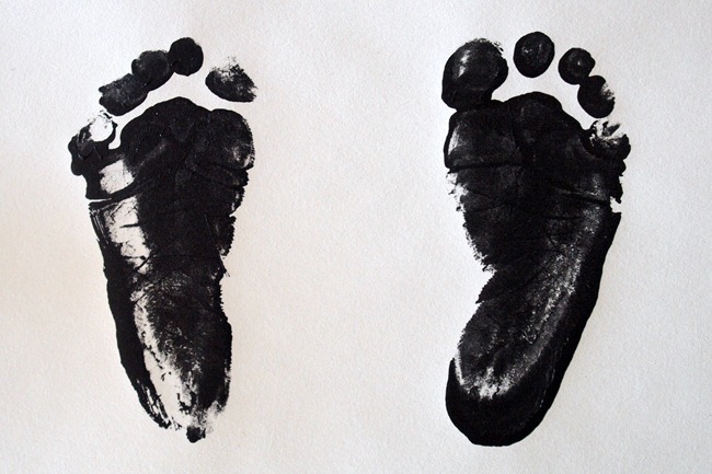 footprints @ 1 month