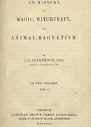 An History Of Magic Witchcraft And Animal Magnetism