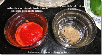 Extrato de tomate e pimenta do reino