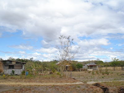 A couple of shots from the tour van en route from Arenal Volcano to Ocotal Beach.  The landscape we passed through was the Guanacaste region, known for its agriculture.  It's a much drier climate, but surrounded by water on all sides, so the irrigation allows otherwise arid land to be arrable.