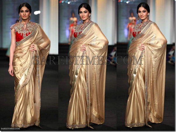 Ashima_Leena_Gold_Saree