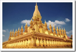 That Luang Golden Stupa
