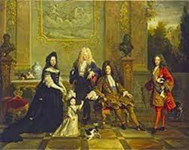 Luis XIV y sus herederos. Luis XIV y sus herederos.