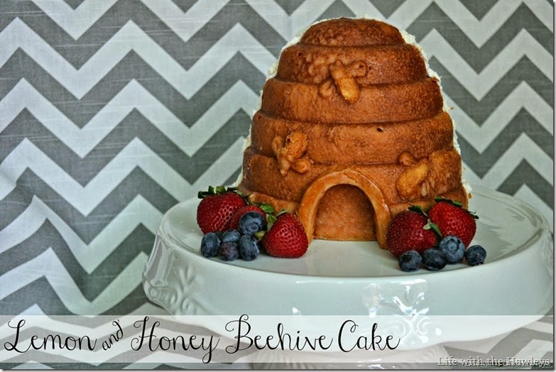 Lemon and Honey Beehive Cake
