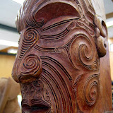 North Island - Rotorua - Maori carving