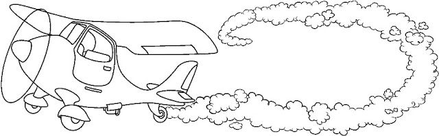 AIRCRAFT COLORING PAGES