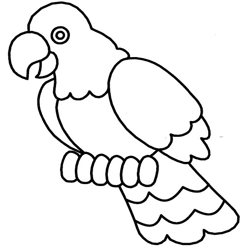 dibujos de loros para colorear dibujos de loros para colorear