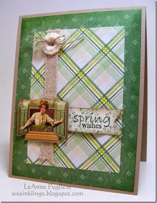 LeAnne Pugliese WeeInklings Crafty Secrets Vintage Spring Wishes