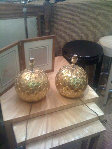 I'm not sure if I would be able to fit these gold lamps into my decor, but they are certainly gorgeous.