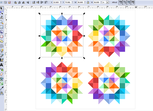 inkscape tutorials for quilting