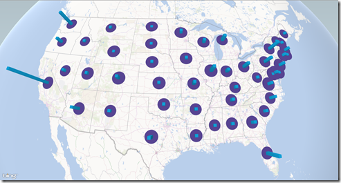 Data visualized using GeoFlow