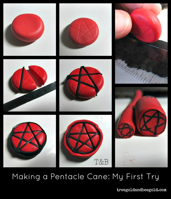 Treegold and Beegold: Pentacle Polymer Clay Tutorial Treegold and Beegold: Pentacle Polymer Clay Tutorial