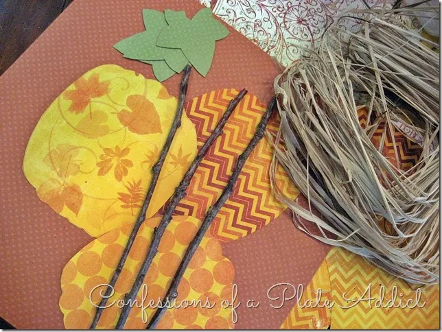 CONFESSIONS OF A PLATE ADDICT Pleated Paper Pumpkins supplies