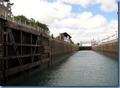 4961 Michigan - Sault Sainte Marie, MI - St Marys River - Soo Locks Boat Tours - inside MacArthur Lock 4961 Michigan - Sault Sainte Marie, MI - St Marys River - Soo Locks Boat Tours - inside MacArthur Lock