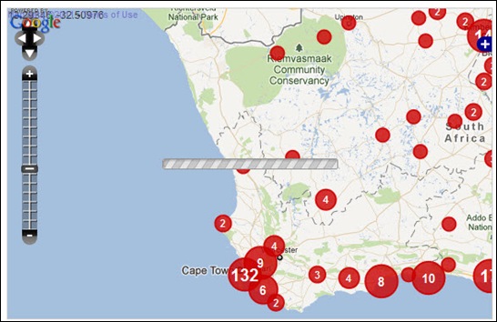 WEST-NORTHCOAST CAPE CRIME MAP WHITE VICTIMS OF BLACK CRIMINALS FARMITRACKER DEC102011 FROM JAN12010