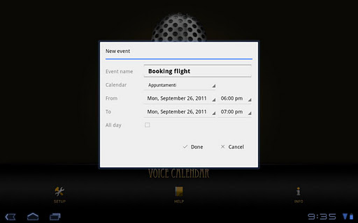 【免費生產應用App】Voice Calendar-APP點子