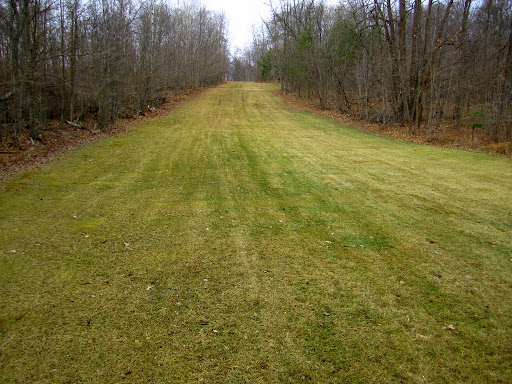 Green grass already starting to appear on Suicide!  We will begin mowing as soon as it is long, keeping it in best condition possible for the early snows!