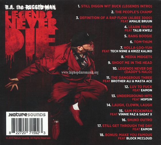 R.A. The Rugged Man - Legends Never Die (2013) NSDRALNDCD-2-Back_thumb%25255B8%25255D