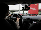 In the "Belgian Batmobile" and stuck in traffic right away