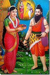 Sita approached by Ravana
