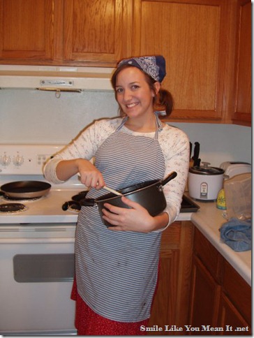 Katie as a housewife 2006