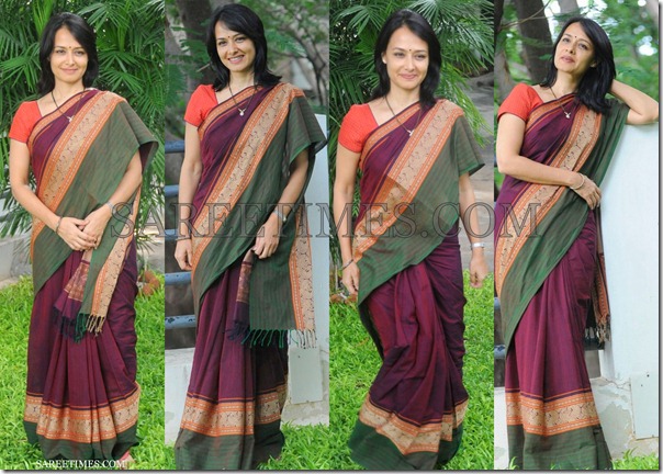 Amala_Magenta_Cotton_Saree