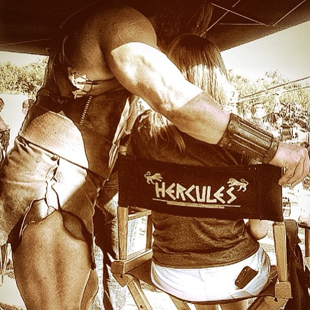 Dwayne Johnson hatalmas a legújabb Hercules fotón Dwayne Johnson hatalmas a legújabb Hercules fotón