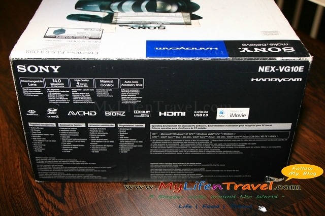 Sony NEX VG10E Sony NEX VG10E