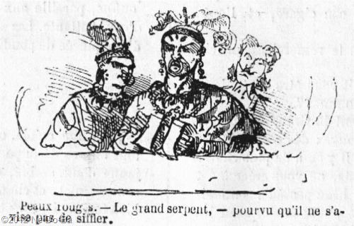 1867_ParisLife_IndianCircusComic 1867_ParisLife_IndianCircusComic