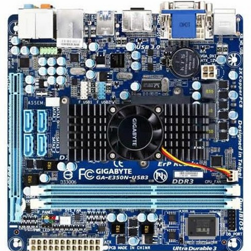 GIGABYTE Tech Daily: Building your own NAS with a GIGABYTE E350N-USB3  motherboard