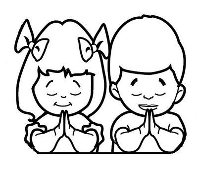 Dibujos Cristianos Para Colorear Ninos Orando Para Colorear