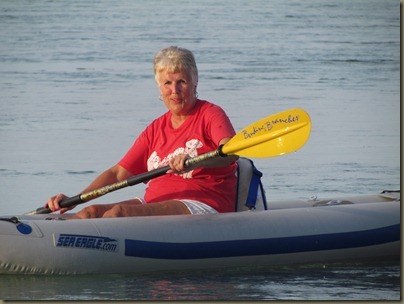 Margie and Roger kayaking