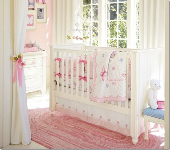 Nice-pink-bedding-for-pretty-girls-nursery-from-prottery-barn-6-524x462