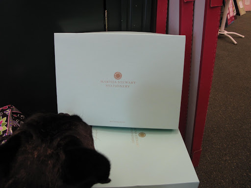 Why, it's Martha Stewart Stationery!  I would recognize that logo anywhere.  We must tell Martha about this!