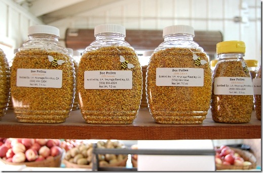Bee Pollen at A & F Country Market in Ventura California photo by J. Garbee Bee Pollen at A & F Country Market in Ventura California photo by J. Garbee