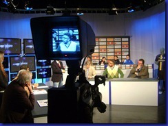Gabriele Majo negli studi di Bar Sport 30 01 2012