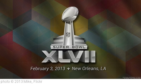 '2013 Super Bowl XLVII Logo' photo (c) 2013, Mike - license: http://creativecommons.org/licenses/by-sa/2.0/