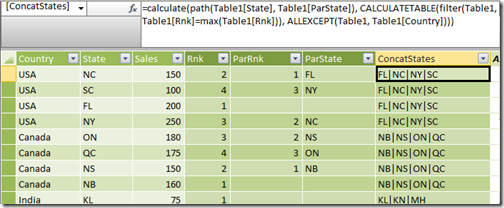 PATH() with the correct table context
