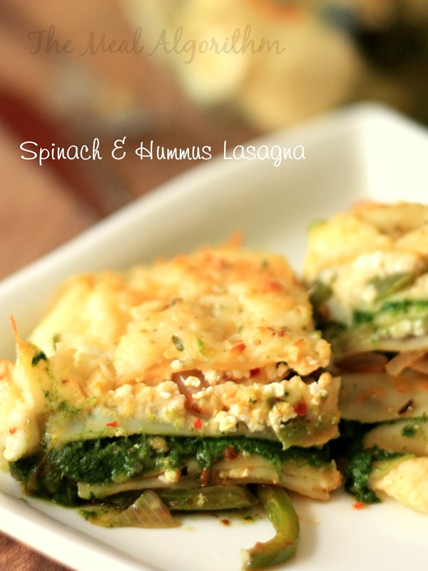 Spinach & Hummus Lasagna-6