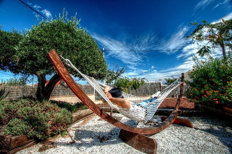 Vera in hammock