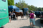 Busy times as more and more horses and riders turn up at the village hall